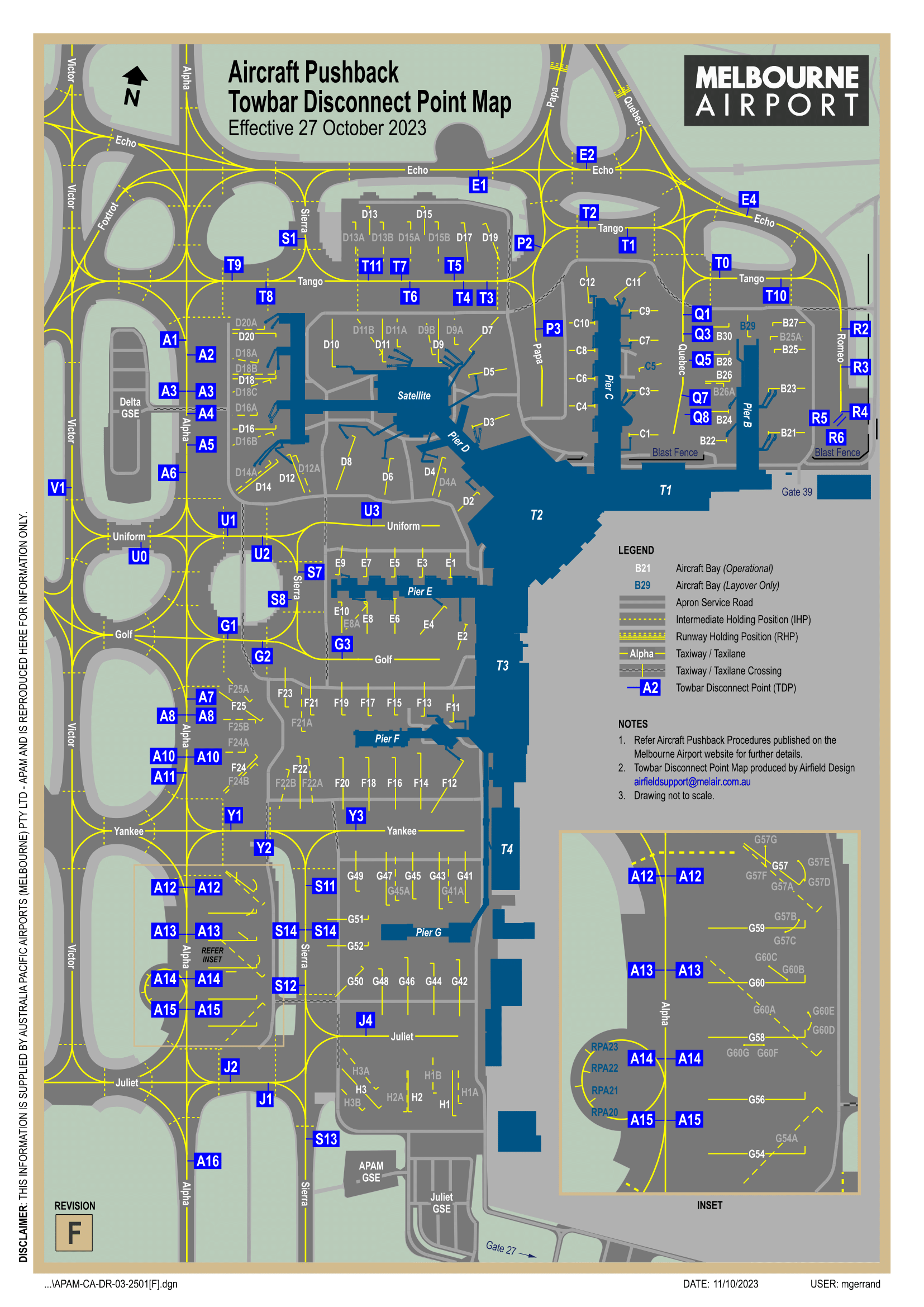 Melbourne Disconnect Points Map